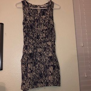 Blue and White Dress